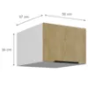 Obrazek Szafka Kuchenna Cremona Wh 50 Nagu-36 1f