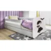 Obrazek Łóżko dziecięce Babydreams+SZ+M biały 80x160 Wednesday