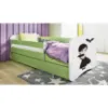 Obrazek Łóżko dziecięce Babydreams+SZ+M zielony 80x160 Wednesday