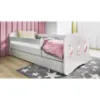 Obrazek Łóżko dziecięce Babydreams+SZ+M biały 70x140 tańczące króliczki