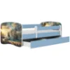 Obrazek Łóżko dziecięce Babydreams+SZ+M niebieski 80x160 statek