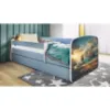 Obrazek Łóżko dziecięce Babydreams+SZ+M niebieski 80x180 statek