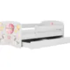 Obrazek Łóżko dziecięce Babydreams+SZ+M biały 70x140 balonik