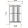 Obrazek Drewutnia 130x80x212 cm brąz