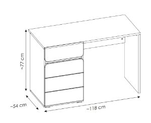 Obrazek Biurko Flexi 1D1S FLXB01