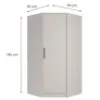 Obrazek Szafa Smart Sr4 1dn Cashmere