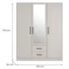 Obrazek Szafa Smart Srl2 3dl Cashmere