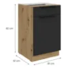 Obrazek Szafka Kuchenna Aria-Bl/Ar Anti Fingerprint 50d 1f 1s Bb