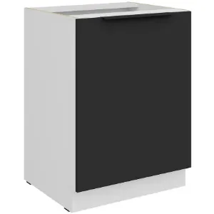 Obrazek Szafka Kuchenna Aria-Bl/Wh Anti Fingerprint 60d 1f Bb