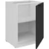Obrazek Szafka Kuchenna Aria-Bl/Wh Anti Fingerprint 60d 1f Bb
