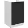 Obrazek Szafka Kuchenna Aria-Bl/Wh Anti Fingerprint 50zl 1f Bb