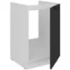 Obrazek Szafka Kuchenna Aria-Bl/Wh Anti Fingerprint 50zl 1f Bb