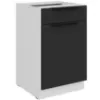 Obrazek Szafka Kuchenna Aria-Bl/Wh Anti Fingerprint 50d 1f 1s Bb