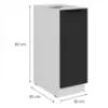 Obrazek Szafka Kuchenna Aria-Bl/Wh Anti Fingerprint 30d Cargo Bb