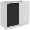 Obrazek Szafka Kuchenna Aria-Bl/Wh Anti Fingerprint 105 Nd 1f Bb