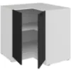 Obrazek Szafka Kuchenna Aria-Bl/Wh Anti Fingerprint 90x90 Dn 2f Bb