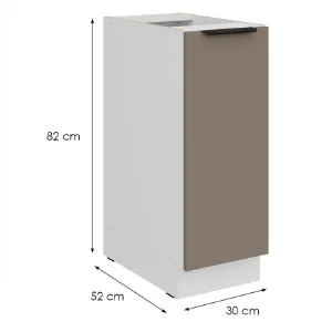 Obrazek Szafka Kuchenna Aria-Ta/Wh Anti Fingerprint 30d Cargo Bb