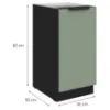 Obrazek Szafka Kuchenna Aria-Sa/Bl Anti Fingerprint 40d 1f Bb