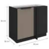 Obrazek Szafka Kuchenna Aria-Ta/Bl Anti Fingerprint 105 Nd 1f Bb