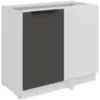 Obrazek Szafka Kuchenna Aria-Gr/Wh Anti Fingerprint 105 Nd 1f Bb