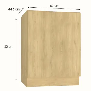 Obrazek Szafka Kuchenna Cosmo Sofia D60 Pc P/L Beżowy Mat