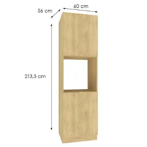 Obrazek Szafka Kuchenna Cosmo Sofia D60 Pk/2133 P/L Beżowy Mat