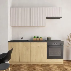 Obrazek Szafka Kuchenna Cosmo Sofia D40s/1 P/L Beżowy Mat