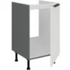 Obrazek Szafka Kuchenna Aria-Wh/Ant Anti Fingerprint 50zl 1f Bb