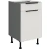 Obrazek Szafka Kuchenna Aria-Wh/Ant Anti Fingerprint 50d 1f 1s Bb
