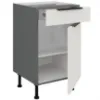 Obrazek Szafka Kuchenna Aria-Wh/Ant Anti Fingerprint 50d 1f 1s Bb