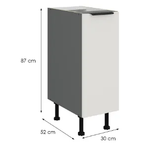 Obrazek Szafka Kuchenna Aria-Wh/Ant Anti Fingerprint 30d Cargo Bb