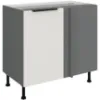 Obrazek Szafka Kuchenna Aria-Wh/Ant Anti Fingerprint 105 Nd 1f Bb