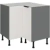 Obrazek Szafka Kuchenna Aria-Wh/Ant Anti Fingerprint 90x90 Dn 2f Bb