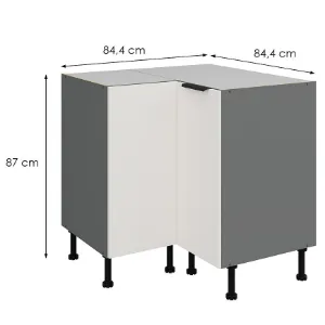 Obrazek Szafka Kuchenna Aria-Wh/Ant Anti Fingerprint 90x90 Dn 2f Bb