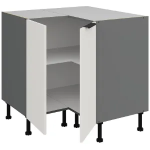 Obrazek Szafka Kuchenna Aria-Wh/Ant Anti Fingerprint 90x90 Dn 2f Bb
