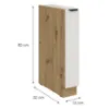 Obrazek Szafka Kuchenna Aria-Wh/Ar Anti Fingerprint 15d Cargo Bb