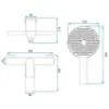 Obrazek Bateria wannowa REA AVALON czarna