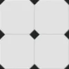 Obrazek Gres Avigion Black-white 58/58