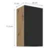 Obrazek Szafka Kuchenna Aria-Bl/Ar Anti Fingerprint 40g-72 1f