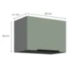 Obrazek Szafka Kuchenna Aria-Sa/Ant Anti Fingerprint 50gu-36 1f