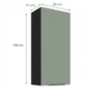 Obrazek Szafka Kuchenna Aria-Sa/Bl Anti Fingerprint 50g-108 1f