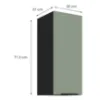 Obrazek Szafka Kuchenna Aria-Sa/Bl Anti Fingerprint 30g-72 1f