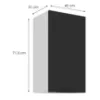 Obrazek Szafka Kuchenna Aria-Bl/Wh Anti Fingerprint 40g-72 1f