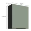 Obrazek Szafka Kuchenna Aria-Sa/Bl Anti Fingerprint 60g-72 1f