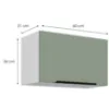 Obrazek Szafka Kuchenna Aria-Sa/Wh Anti Fingerprint 60gu-36 1f