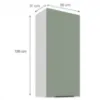 Obrazek Szafka Kuchenna Aria-Sa/Wh Anti Fingerprint 50g-108 1f