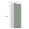 Obrazek Szafka Kuchenna Aria-Sa/Wh Anti Fingerprint 40g-108 1f