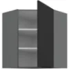Obrazek Szafka Kuchenna Aria-Bl/Ant Anti Fingerprint 60x60 Gn-72 1f (45°)