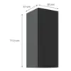 Obrazek Szafka Kuchenna Aria-Bl/Ant Anti Fingerprint 30g-72 1f