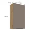 Obrazek Szafka Kuchenna Aria-Ta/Ar Anti Fingerprint 60g-108 1f